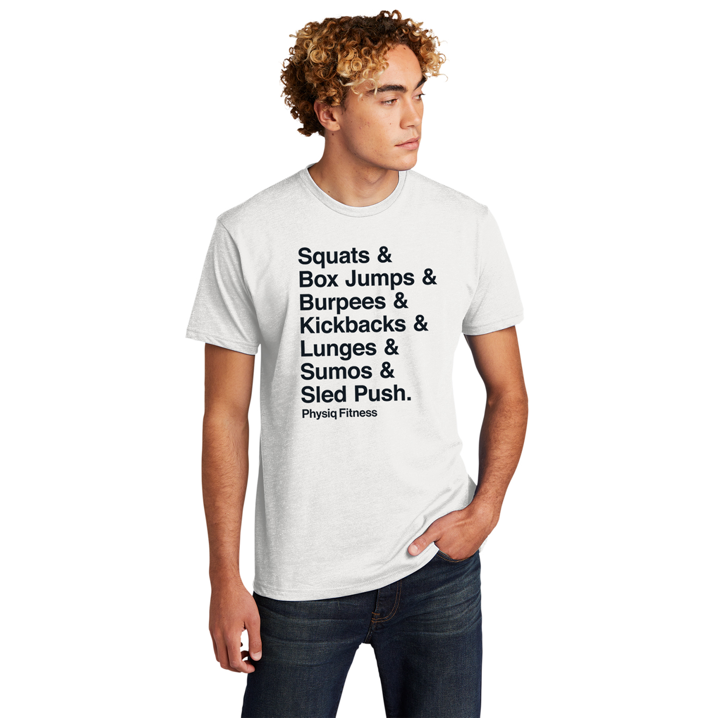 Leg Day at Physiq Unisex Crew Tee