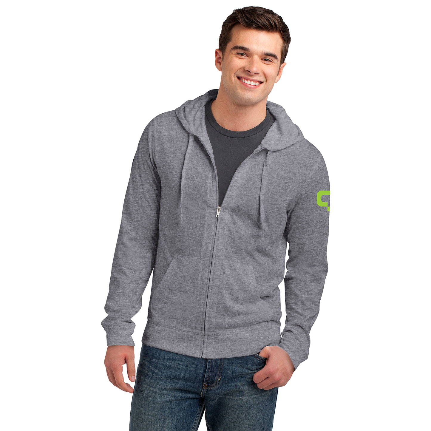 Men's Zip-Up Light Hoodie